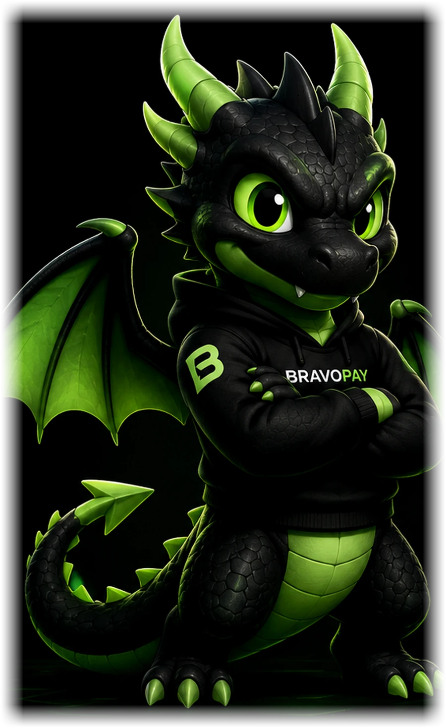 Bravo, o mascote da BravoPay